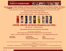 Tablet Screenshot of indianterritory.com